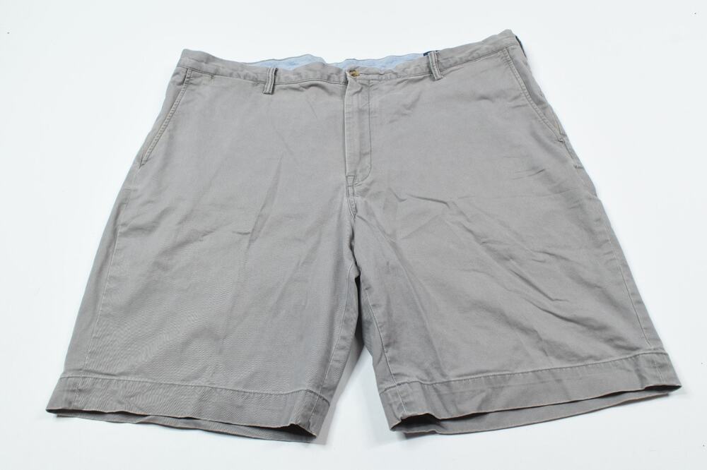 Polo Ralph Lauren Chino Shorts Mens 44T Gray Stretch Cotton 10" Classic Fit